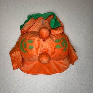 Disney Mickey Mouse Pumpkin Pet Costume Size Large Glow In Dark Accents Padded